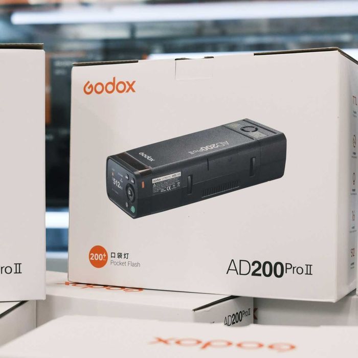 Godox AD200 Pro II, Flash NOVO, 0 disparos