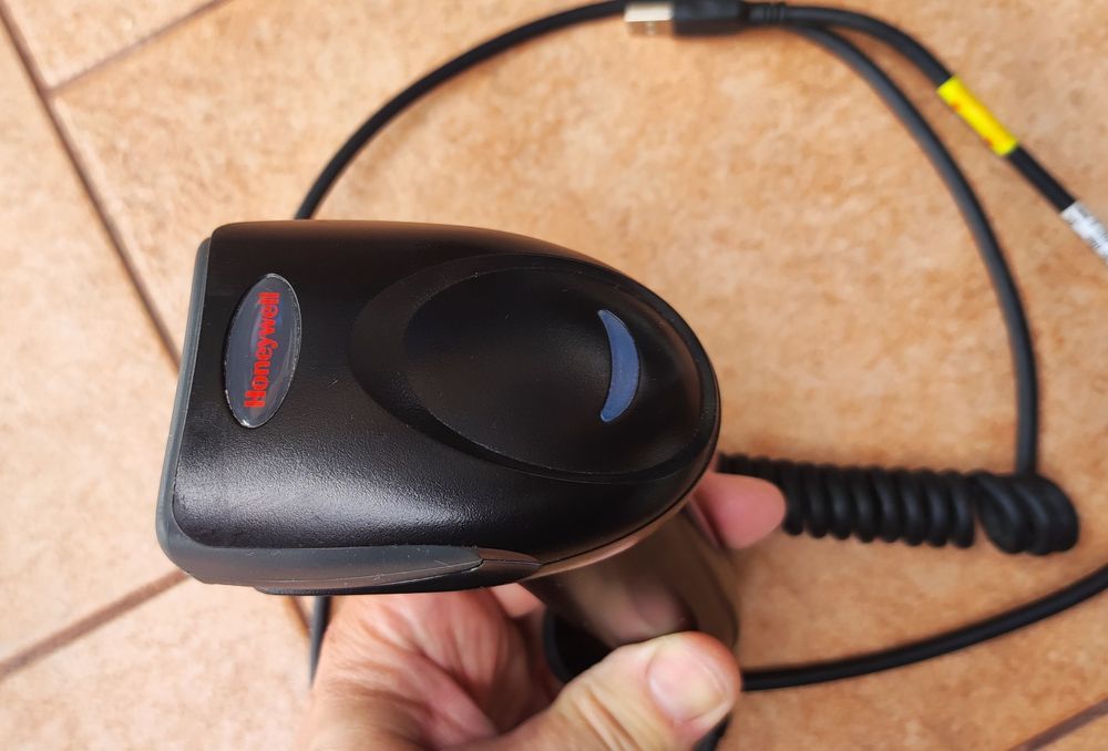 Czytnik kodów kreskowych, skaner laserowy Honeywell Voyager 1250g USB