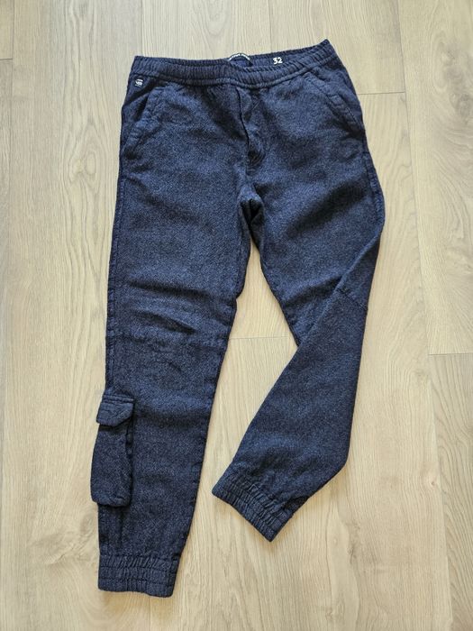 G-star Raw unisex Chino RCT  chinosy cargo 100% wełna r.32/M