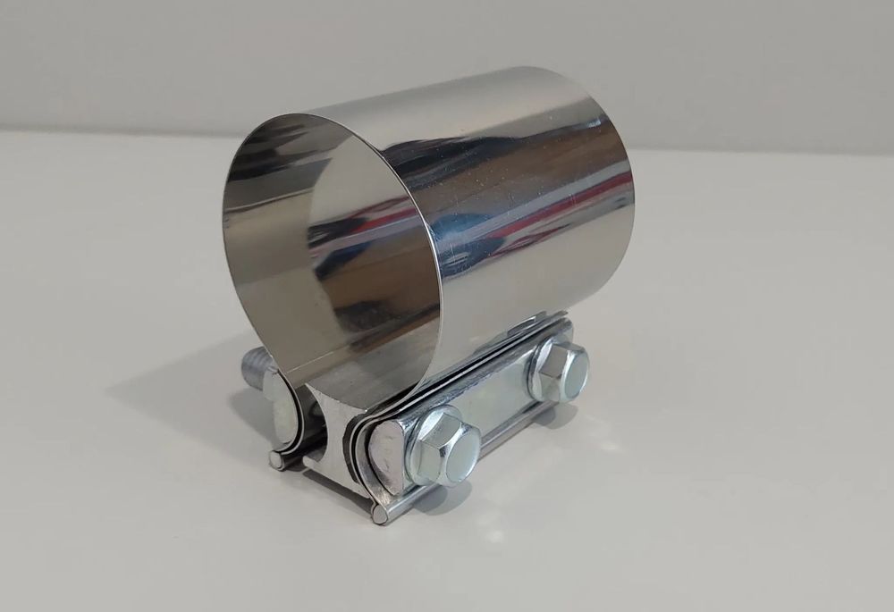 63mm - Braçadeira Inox União Tubo Escapes Universal