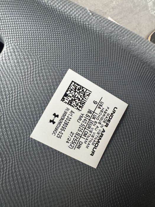 Nowe Gumowe Klapki Męskie Under Armour Szare Miękkie 40,5