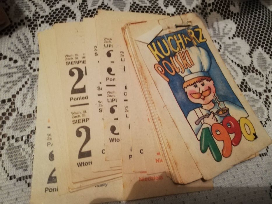 auroch Footpad Normal Kalendarz - karta z kalendarza 1990 rok kalendarz zdzierak Koluszki • OLX.pl