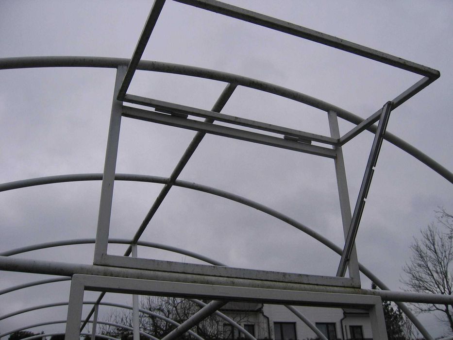 Szklarnia ogrodowa dł. 6m,szr.3m,wys.2,55m piękna masywna stabilna