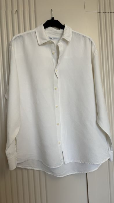 Сорочка чоловіча  лляна  Zara  XL розмір