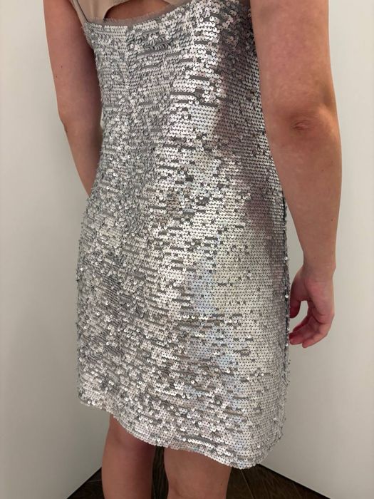 Платье с пайетками mango (mng suit).