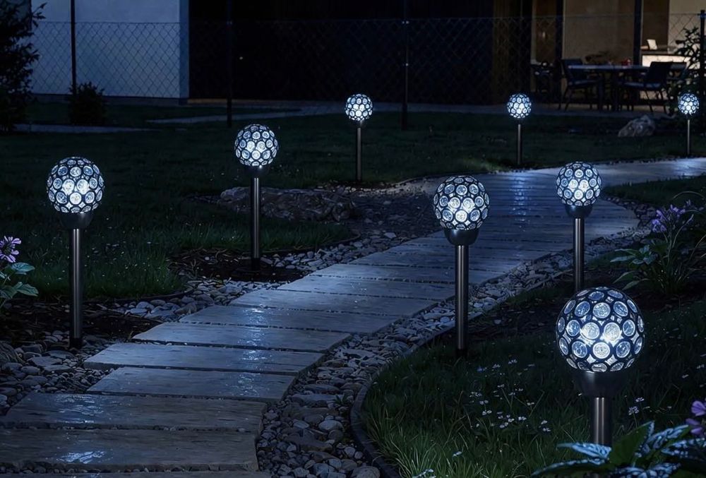 Lampki solarne LED 12sztuk!!!