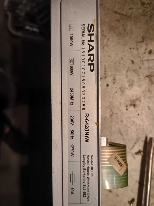 Transformator z mikrofalówki Sharp