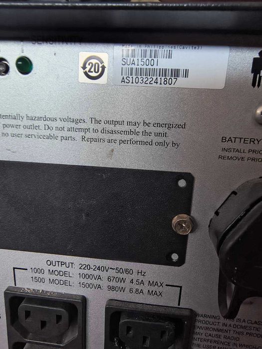 Джерело безперебійного живлення APC 1500VA