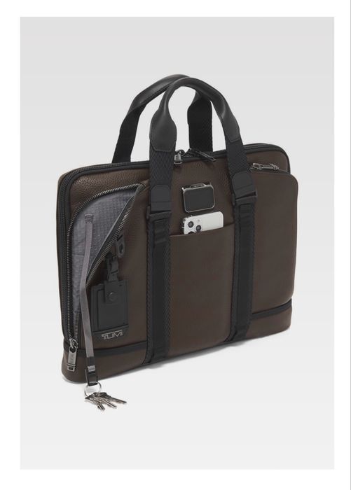 Сумка для ноутбука, паперів, Tumi, шкіра, оригінал