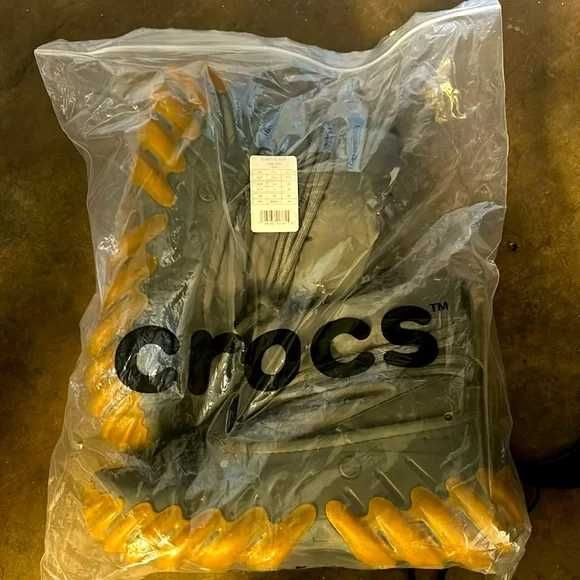 crocs echo boot buty unisex termiczne zimowe śniegowce kalosz 42 black