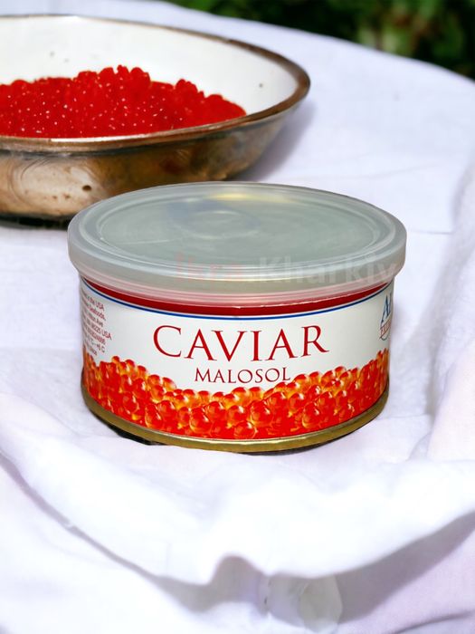 Икра Красная горбуши "Alaska" malosol 140 грамм (ключ + крышка)