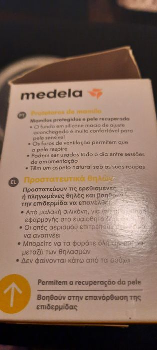Protetores de mamilos da Medela