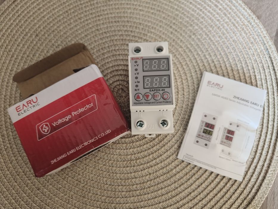 Захисна реле напруги 40А - EARU EAPDX-40-RG