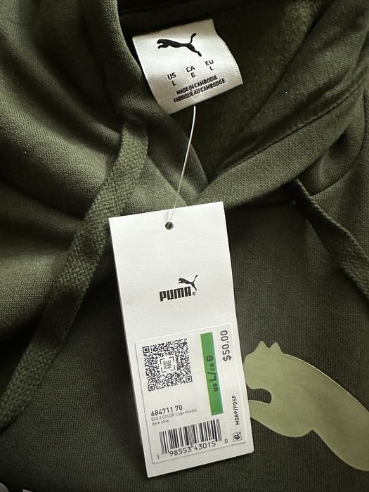 Чоловічі худі Puma оригінал USA M,L,Xl