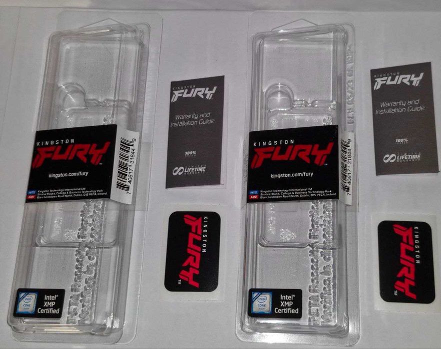 Комплект RAM Kingston Fury Impact DDR4 (SO-DIMM) 16GB (2x8GB) 3200MHz
