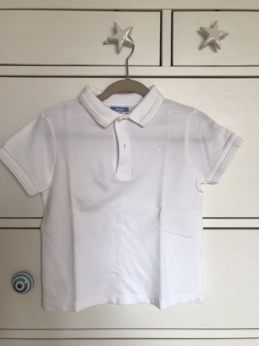 Jacadi White Polo Shirt for Ages 2–3