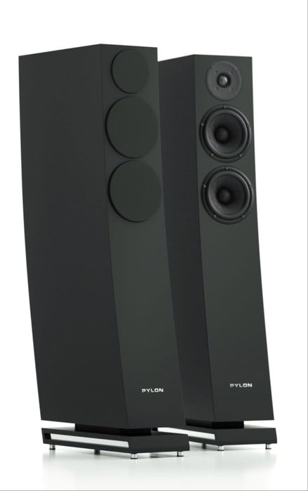 Pylon Jasper 23 czarny mat kolumny podlogowe hi end