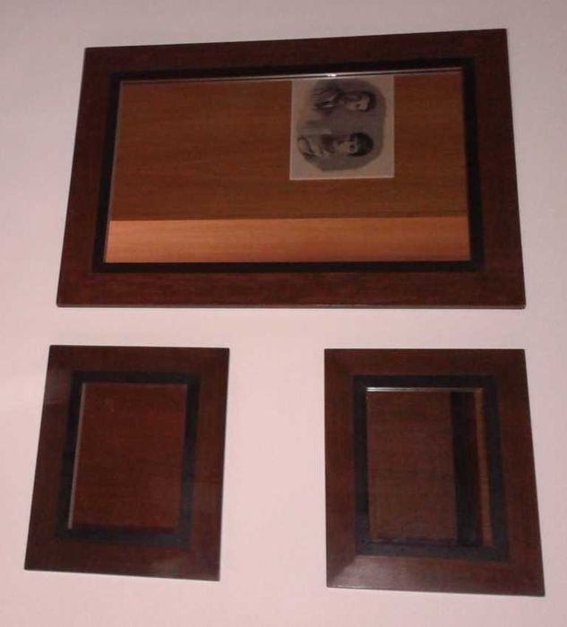 Conjunto três espelhos de parede