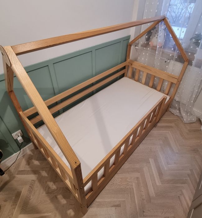 Łóżko dziecięce domek z szufladą 160x80