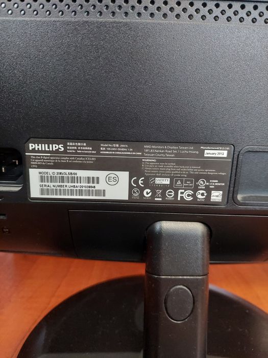 Monitor Philips 206V3LSB/00 20 cali