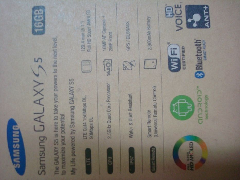 Samsung S5 – SM-G900F – 16GB - Livre rede