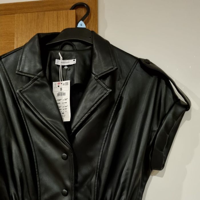 Sukienka skorzana skóra nowa z metką Reserved roz 34/36