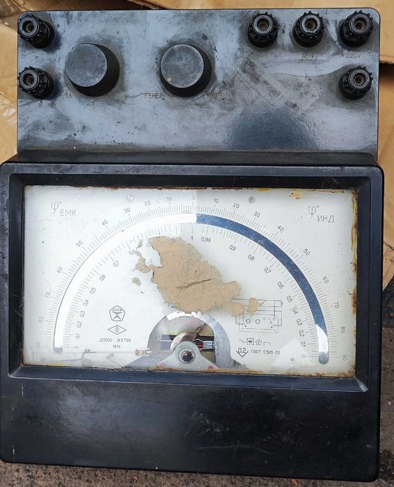 Фазометр, мегаомметр, регулятор, вольт-ампер-фазометр, ЭРСУ-3, РС29