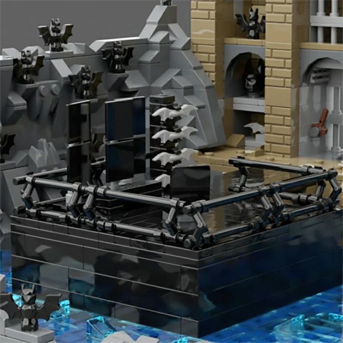 Batcave Dark Knight Rises Lego MOC