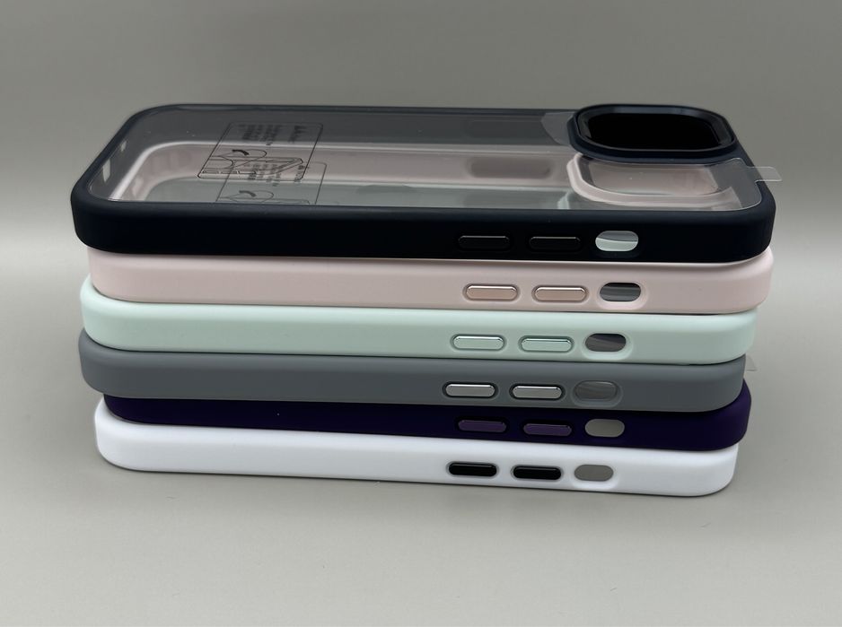 Чехол IPhone 15 plus grey, 14 Plus, 15 black, 14 Purple, 13 black, Хr