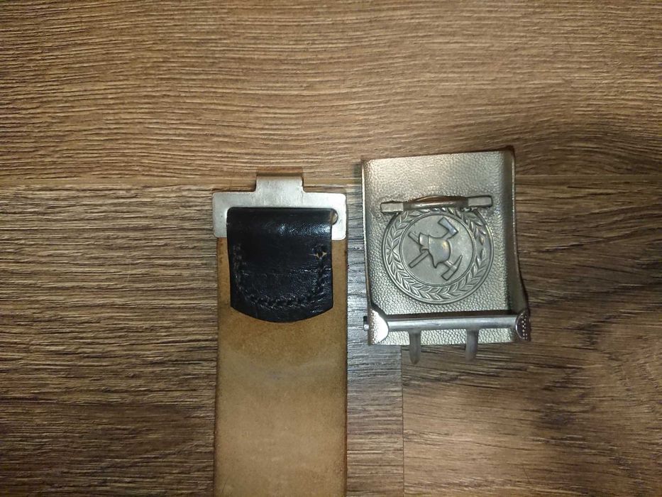Ремінь пожежної охорони НДР (ГДР). Натуральна шкіра. Оригінал