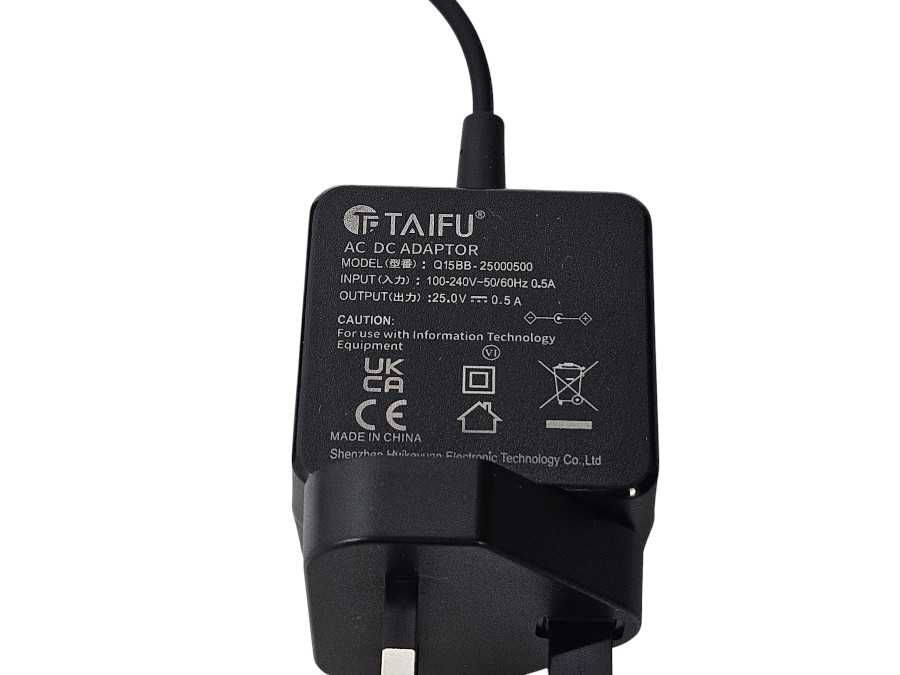 Zasilacz Taifu Q15BB 100-240V 0,5A 25V OPIS