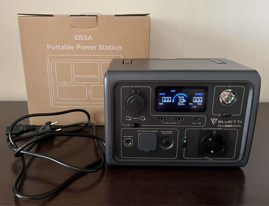 Портативная зарядная станция Bluetti EB3A 600W/268Wh