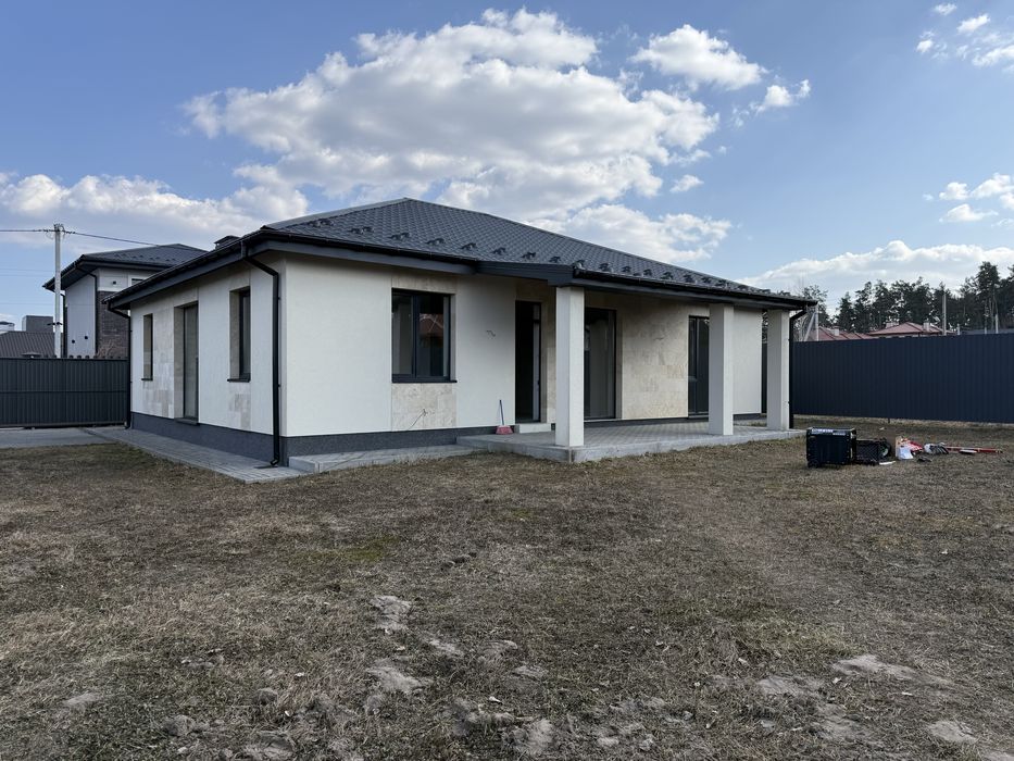 Продаж одноповерхового будинку у Бучі, 6 соток, під чистове оздоблення