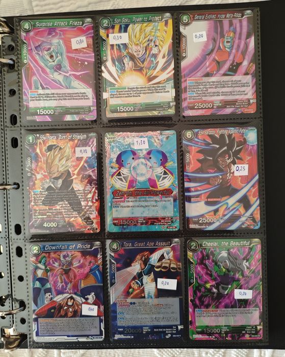 Cartas Dragon Ball Super Card Game