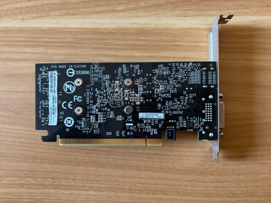 Placa Grafica Gigabyte NVIDIA, GeForce GT 1030, 1257MHz, 1506MHz, 2GB