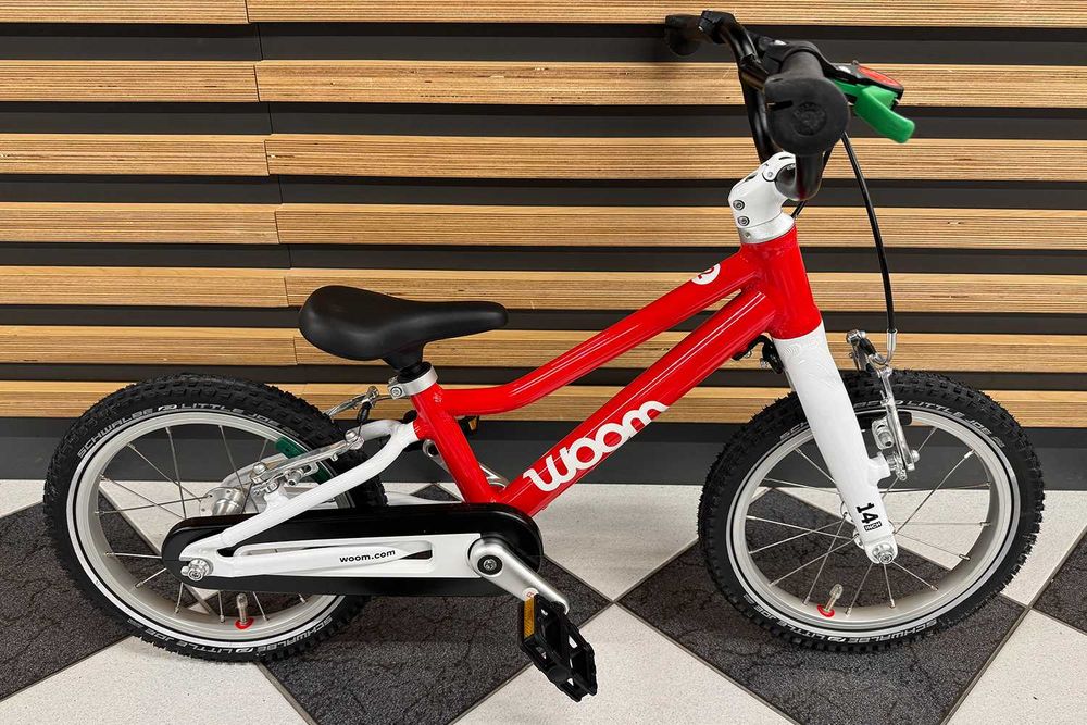 Rower dziecięcy woom 2 GO czerwony NOWY - rowery woom KRAKÓW