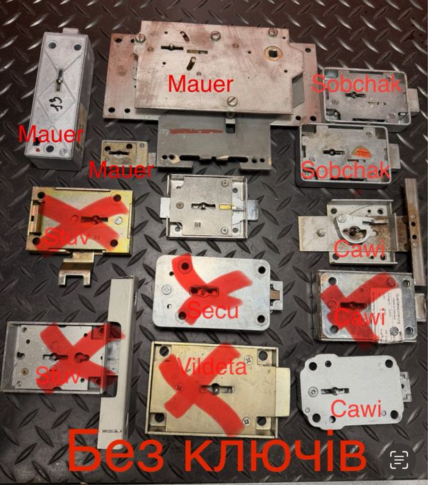 Замки для сейфів