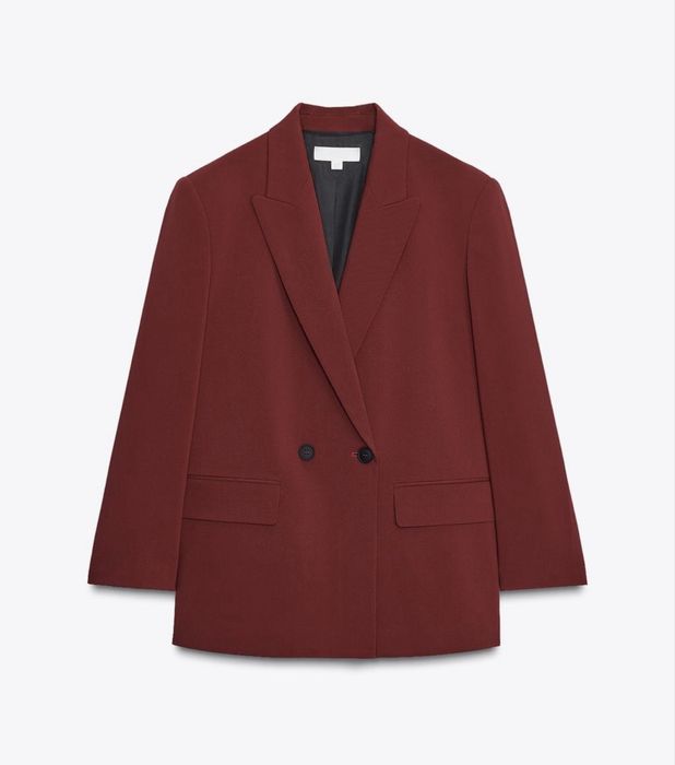 Пиджак  бордо Zara xs s новый