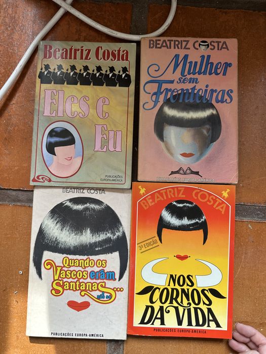 lote livros Beatriz Costa ASSINADO
