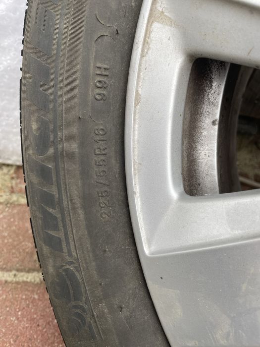 Opony zimowe Michelin Alpine 5 225/55 r16 + oryginalne felgi audi 2szt