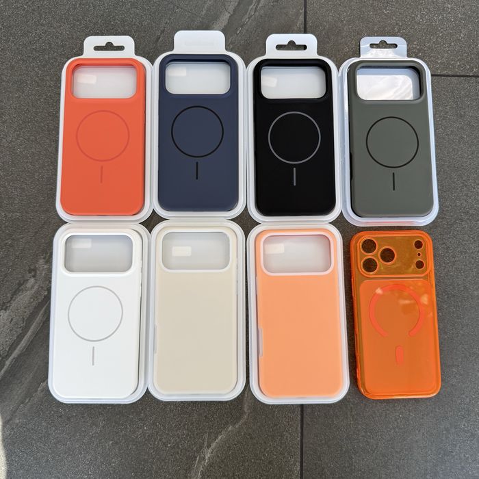 Чохол iPhone 17 Pro | 17 Pro Max MagSafe з мікрофіброю Silicone Case. Чехол айфон 17 про | 17 про макс с магсейф