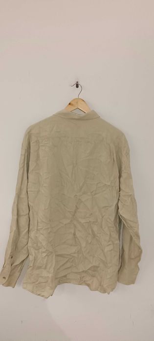 Koszula męska lniana XL (extra large) beżowa