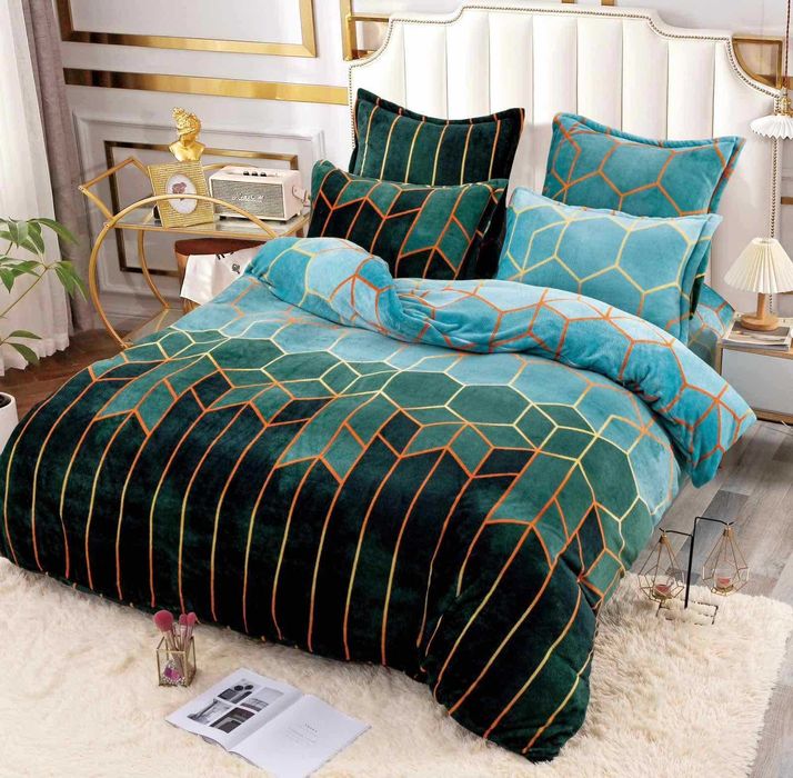 Постельное белье ВЕЛЮРОВОЕ Очень теплое 4 НАВОЛОЧКИ Код: В-Е-2