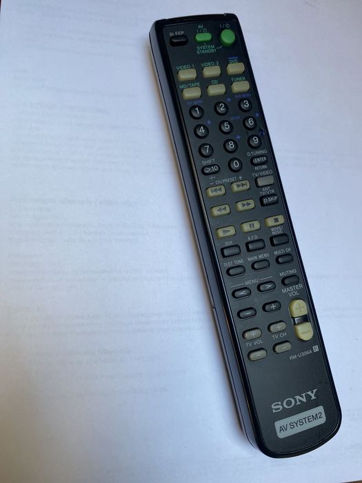 Pilot Sony RM-U306 A STR-DE485,495,585,595