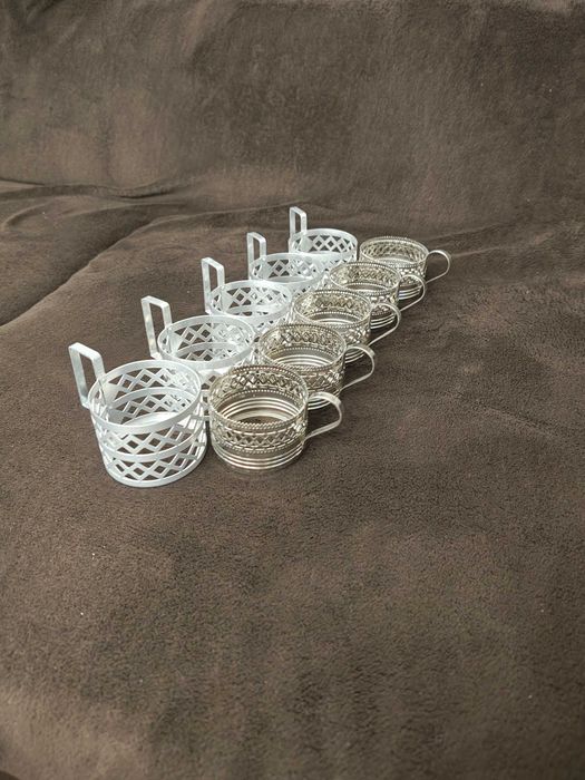 Koszyczki , uchwyty do szklanek PRL