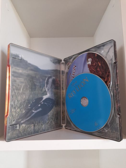 Rei Leão 2 discos, blu-ray + 3D em stellbook metálico