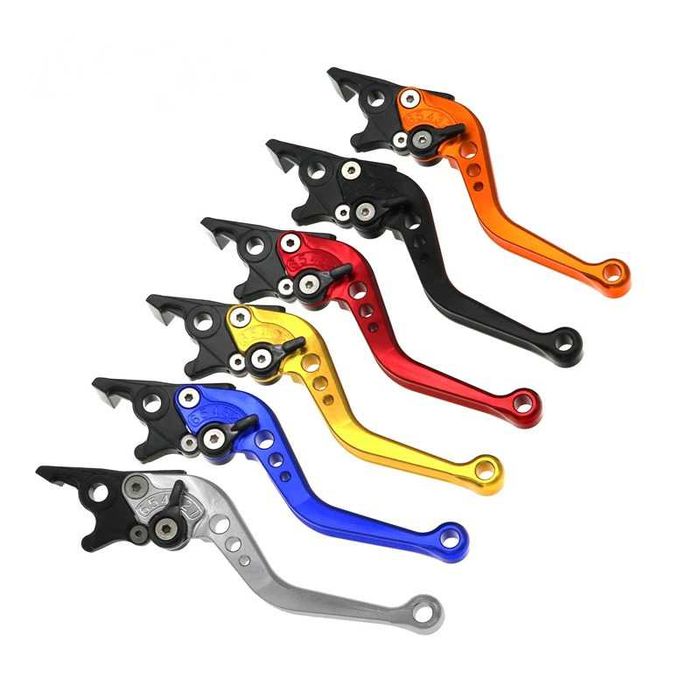 Par manetes travão disco moto alumínio universal moto cafe racer