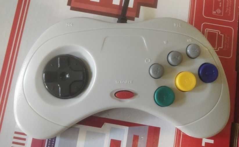 НАЛОЖКА! Джойстик Sega Mega Drive 2, Dendy USB для эмулятора ПК!