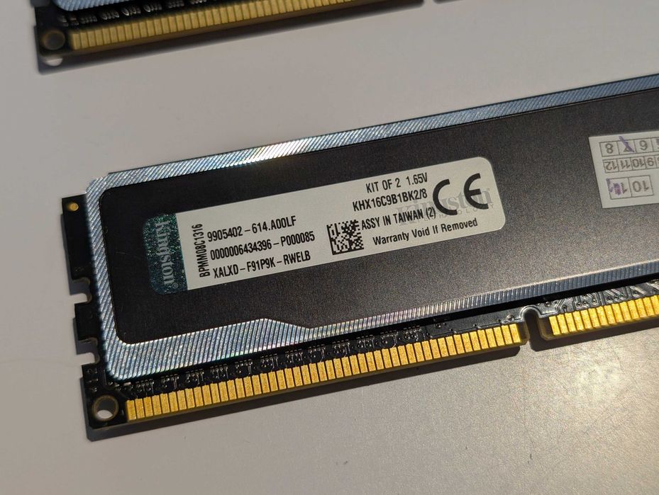 Pamiec RAM Kingston HyperX DDR3 16 GB 2x8 GB 1600 MHz CL9