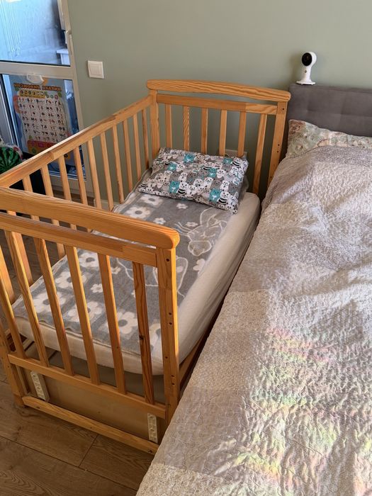 Ліжечко дитяче 120х60 з маятником